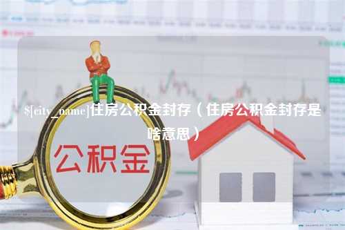 六安住房公积金封存（住房公积金封存是啥意思）